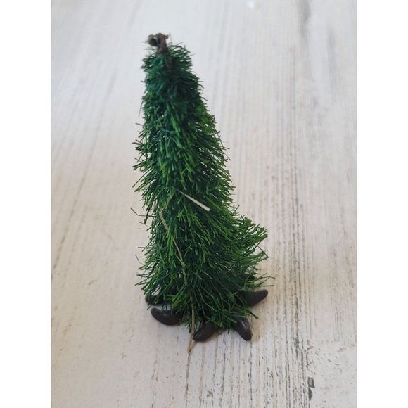 Dept 56 green mini Pine Tree Village accessory Xmas - Picture 3 of 4